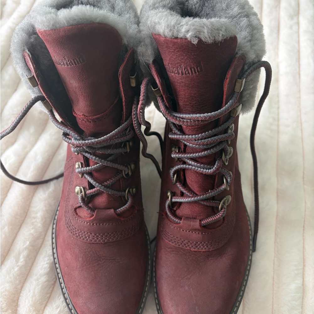 Timberland Women's Burgundy Winter Boots
